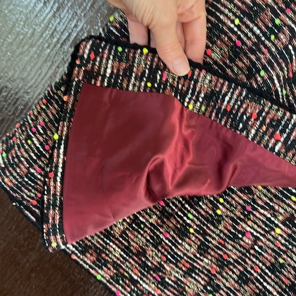 Le Superbe Lennon Tweed Wrap Skirt size 8 - Picture 8 of 10